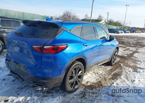 2019 Chevrolet Blazer Rs from USA, damaged, VIN 3GNKBJRS8KS584891